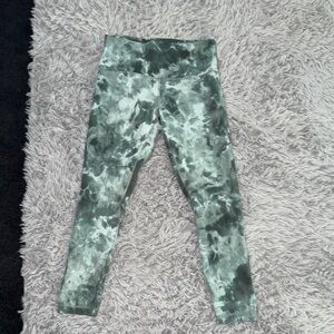Lululemon tie dye gym leggings